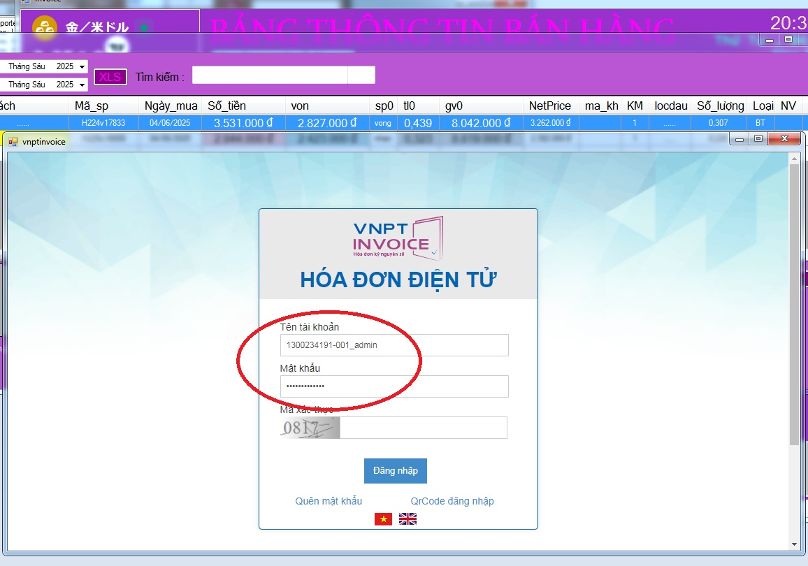 VNPT invoice